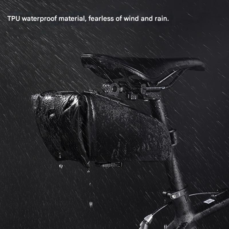 Durability Bicycles Seats Bag With Expandable 1.5L Storage And Quickly Release System For Long Distances Cycling