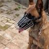 German Shepherd Dog Muzzle Adjustable Prevent Barking Biting Wire Basket Dog Mouth Cover Cage for Me