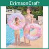 New Lovely Floral Girl Children's Swimming Ring Thickened Inflatable Swim Gear Armpit Loop