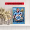 Haaland Personalized Name Diamond Paintings Mosaic Wall Round Diamond Art Painting Kits Embroidery Crystal Accessories Frameless