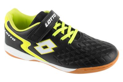 Lotto Dasher T, for Boy Black Indoor Football Trainers