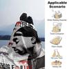 1 st 2Pac Hip Hop Filt Mjuk Lättviktig Alla Säsonger Mångsidig Pläd för Soffa, Säng, Kontor & Picknickar, Fransk Stil med Ikonisk Albumkonst & Citat