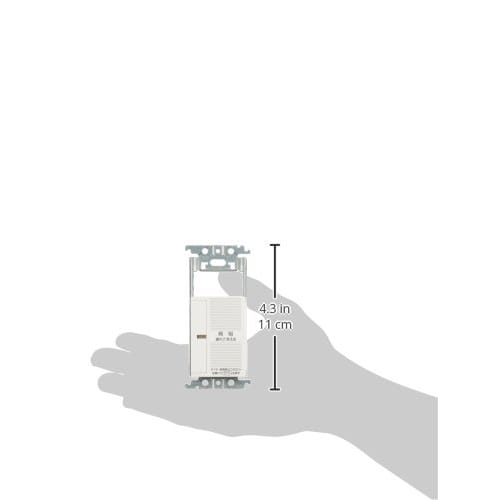 Panasonic Cosmo Series Wide 21 Open Timer 2 fili con funzione timer di spegnimento/risposta ritardata con spazio per interruttore bianco WTC53315WK