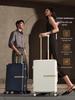 OIWAS Luxury Aluminum Frame Carry-On Luggage