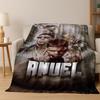 26 Style Anuel AA  Hip Hop Rapper Singer Flannel Blanket,Warm and Cozy Soft Throw Blanket for Home Bedroom Bed Sofa Cover Kid