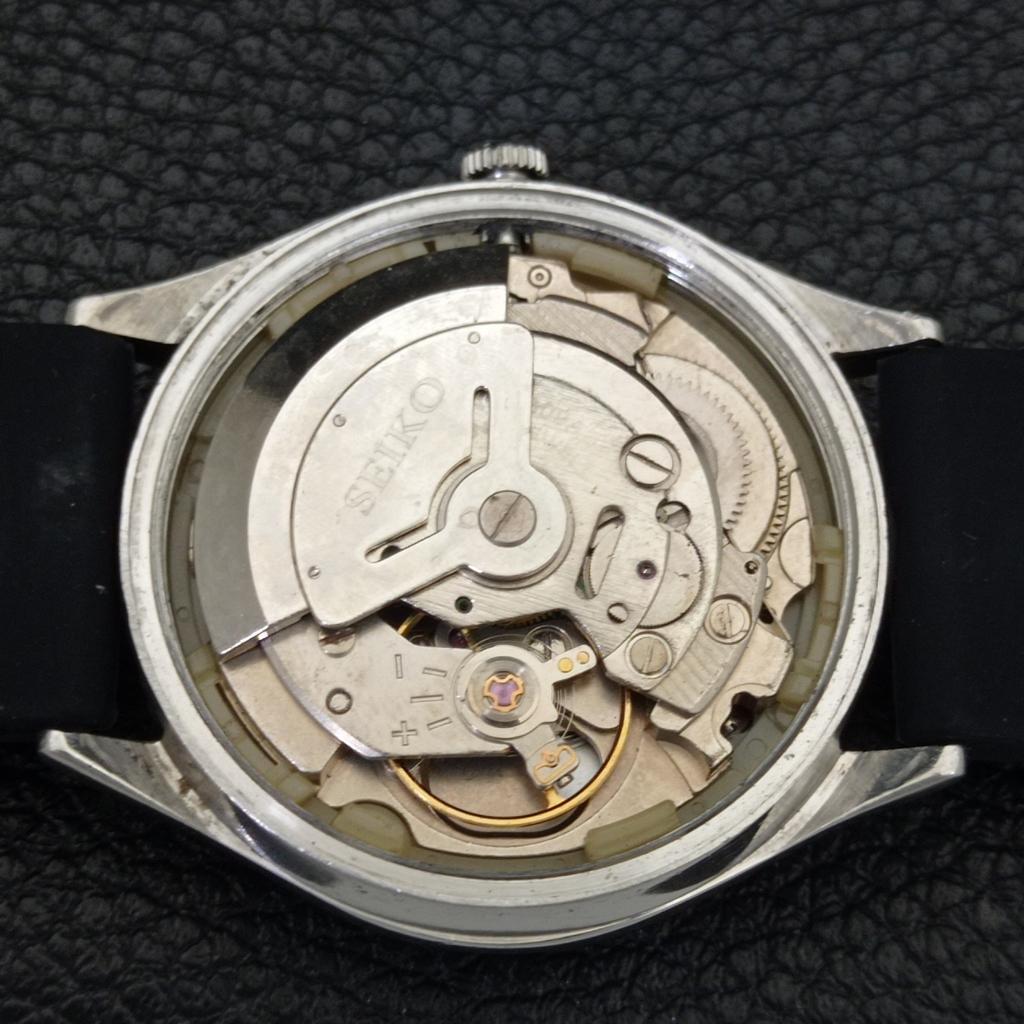 Seiko 5 AUTOMATIC 6309A VINTAGE JAPAN MENS BLACK COLOR DIAL WATCH A701523-5 R206b-a701523