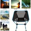 Ultralight Portable Folding Camping Chair - Compact Backpacking Chair with Carrying Bag, 260LBS Capacity Aluminum Alloy Frame