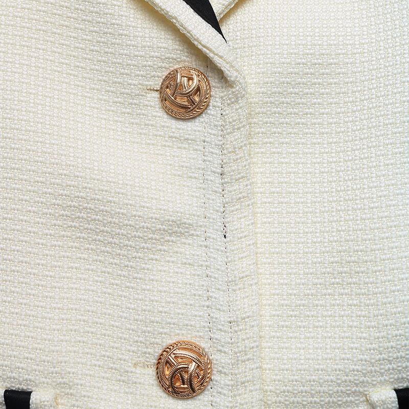 YYFS Moda Donna Casual Stampa Color Block Autunno Inverno Manica Lunga Giacche e Cappotti Collo POLO