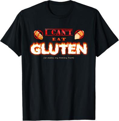 Ich vertrage kein Gluten, es macht mir Bauchschmerzen Bekleidung T-Shirt