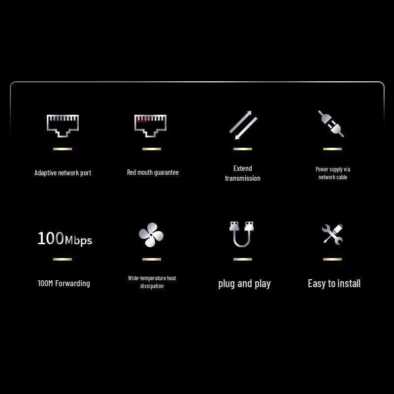 HIKVISION 10-Port 100Mbps Unmanaged PoE Switch