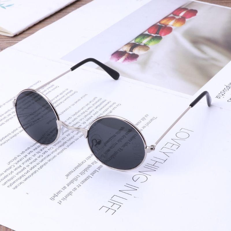 Nové kulaté dětské brýle 2020 Rámeček brýlí pro chlapečky Dívčí rám brýlí Vintage Dětské fotografické rekvizity Gentleman Studio Shoot