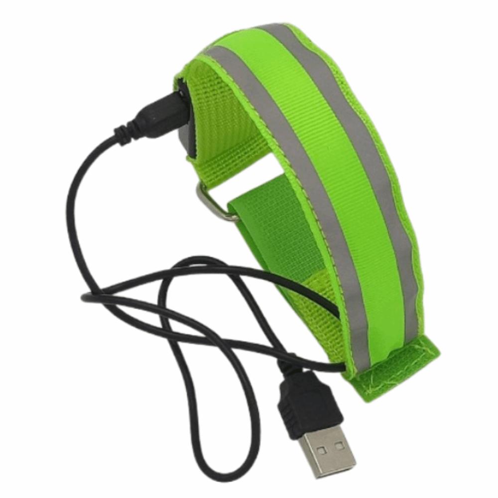 Waterproof Luminous Arm Band Safety Warning Wristband Night Reflective Armband Cycling Activities