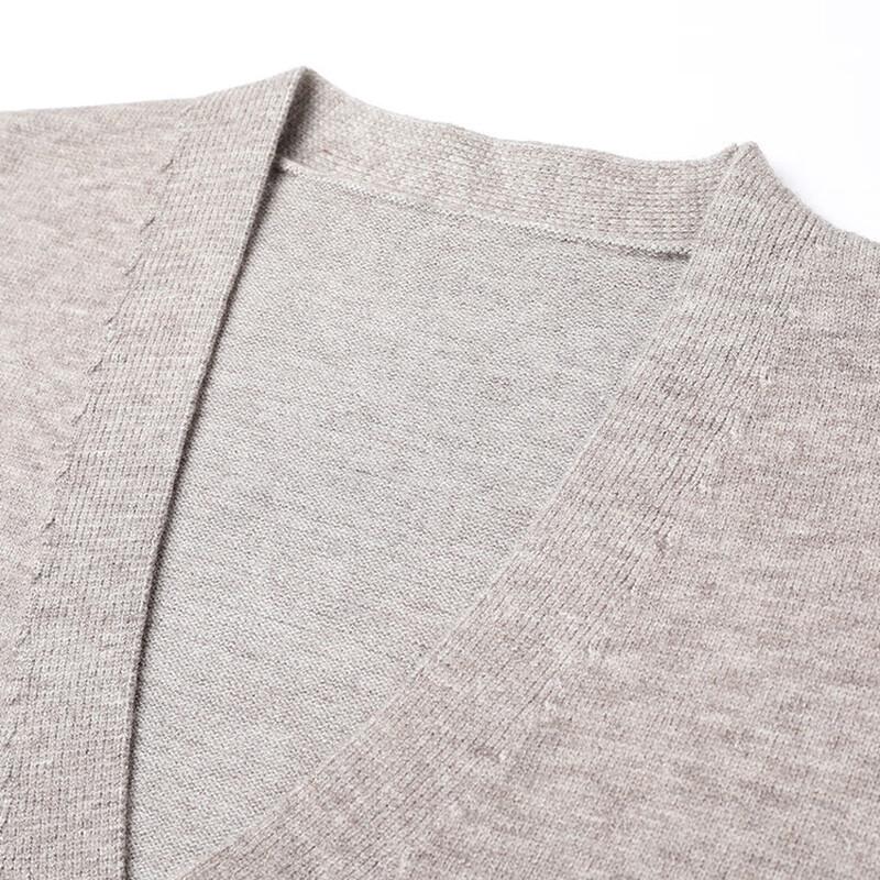 Men's V-Neck Knit Cardigan Sweater