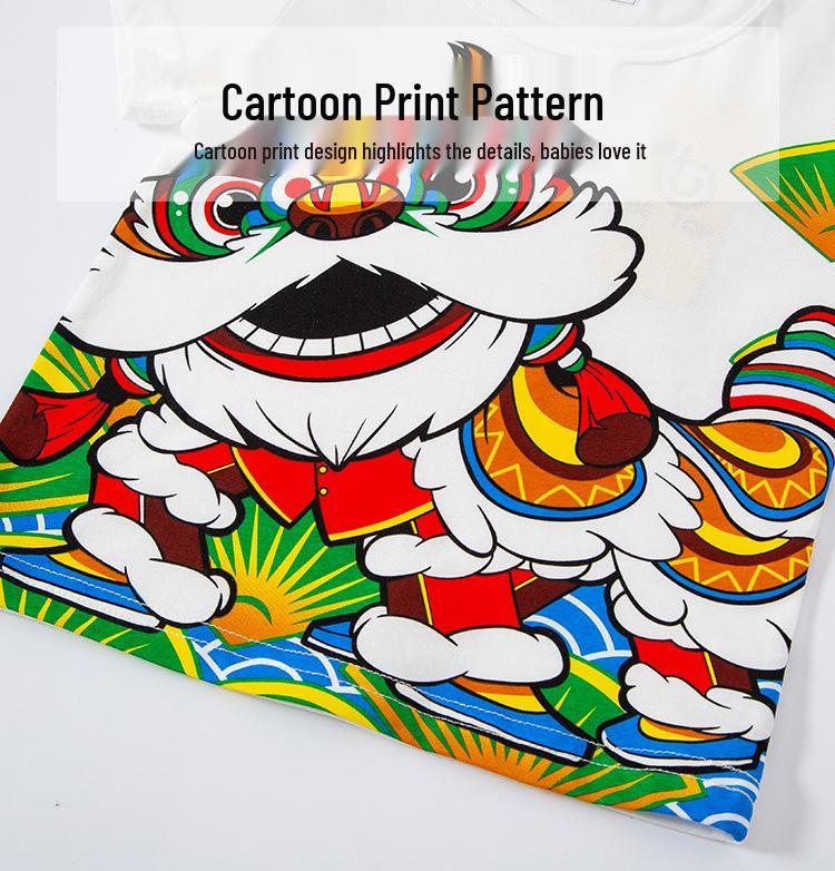 Children's Festive Koi & Lion Dance T-Shirt
