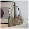 Popular Women's Armpit Bag New Style With A Western Temperament One Shoulder Oil Painting Bag Fashionable Women's Bag Handbag