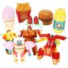 Food Toy Deformation Robot Simulation Fries Burger Ice Cream Children Toys Mini
