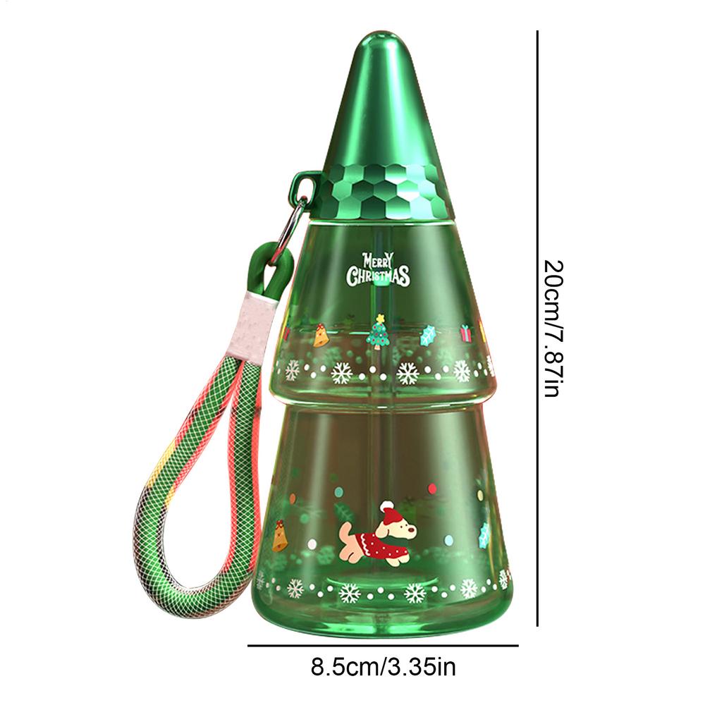 

Милый Рождественский стакан для напитков 500 мл, маленькая закусочная, герметичная бутылка, портативная посуда для молока, кофе, напитков, бутылка с крышками для украшения вечеринки серебряный