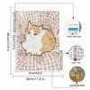 5D full diamond round diamond painting set cute cat pattern living room decoration craft wall art