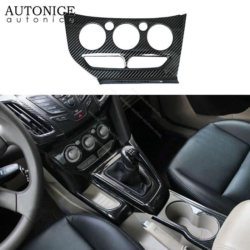 

Fit for Ford Focus MK3 2012-2014 LHD Carbon Fiber Color Stainless Steel Air Condition Panel Control Trim LEFT HAND SIDE
