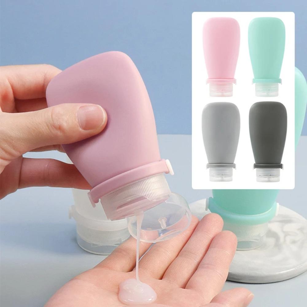 Leakproof Portable Silicone Travel Bottle Portable Soft Portable Dispensing Bottles  Shampoo