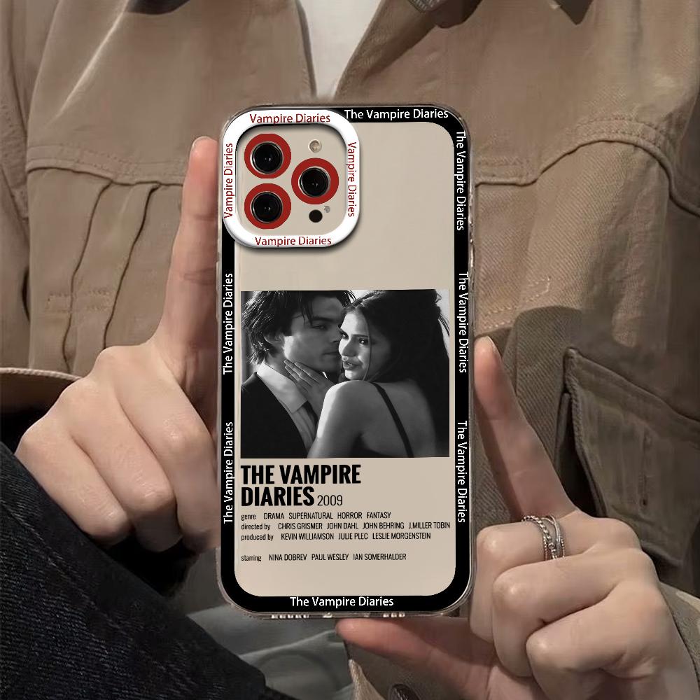 Fantasy TV phone case For Samsung Galaxy S25 Ultra S24 FE S23 S22 Plus Clear Shockproof Soft Bumper The Vampire Diaries