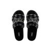 Puma Fluff Remix Plush Comfort EVA Slide Sandals Women Sandals Black Gray 390970-02