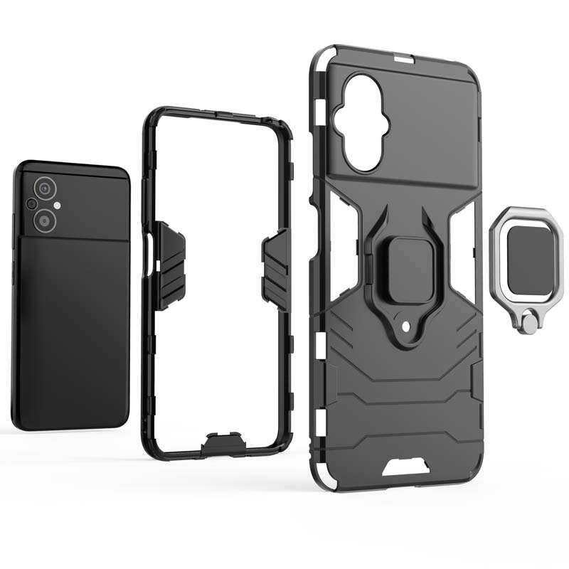 For Xiaomi Poco M5 M5S Case POCO X3 X4 X5 X6 M6 Pro F5 M3 M4 F3 F4 GT C40 C55 C65 Phone Cover Shockproof Armor Holder Back Coque