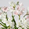 Realistic Simulation PU Freesia Flower With Bendable Iron Wire Stems Artificial Flower for Wedding Party Decoration