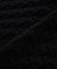 Peullojeulum Square Weaving Cotton Knit Black