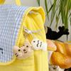 Cute Cartoon Cat Doll Key Chains Comfortable  Metal Buckle Girl's Schoolbag Ornaments
