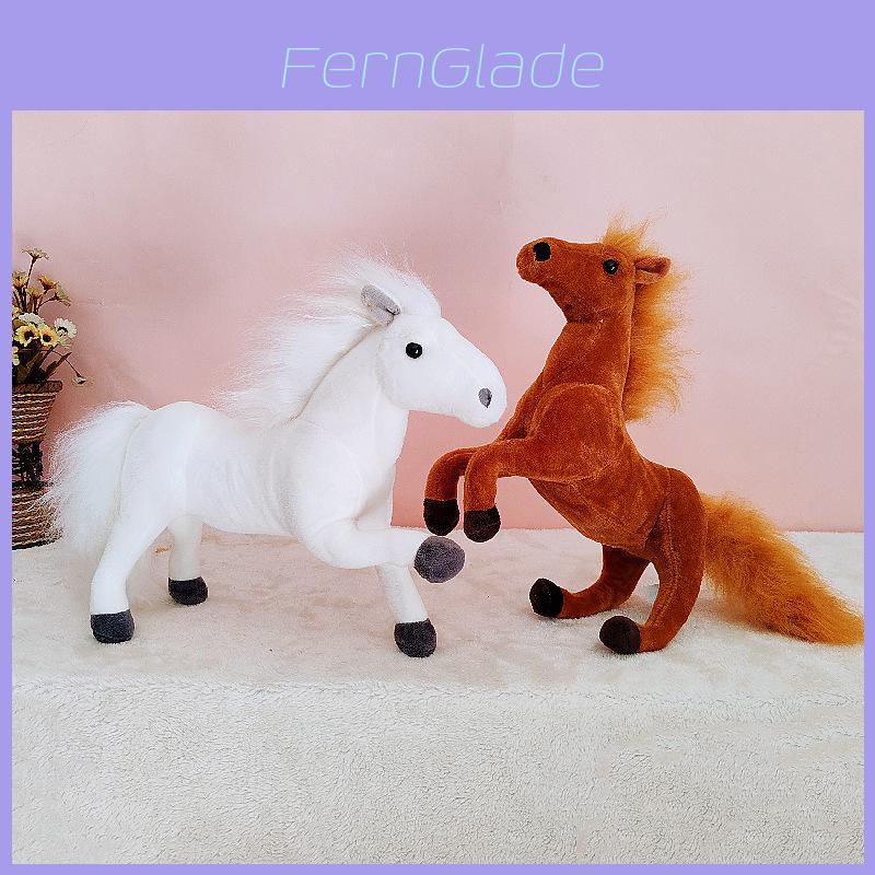 Plush Horse Toy Animal Doll For Kids Photography Props Collectible Gift