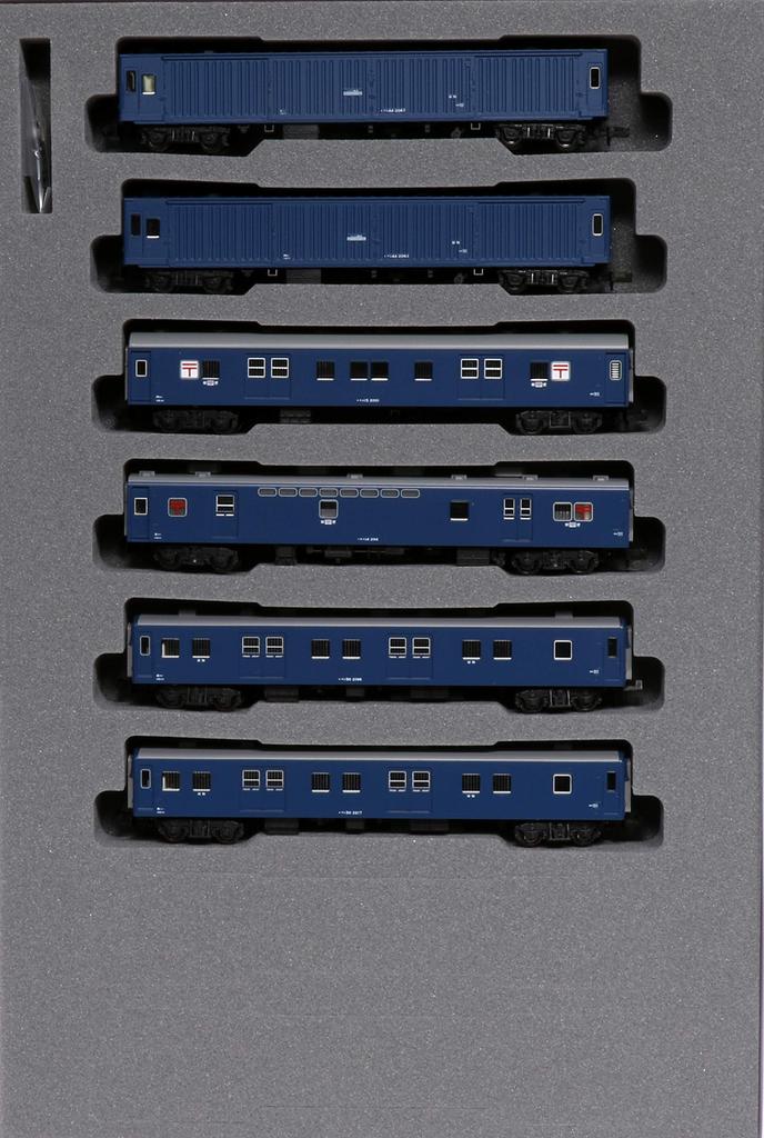 KATO N Gauge Mail and Baggage Train Late Formation Set Model Train Passenger Car "Tokaido-Sanyo" 6-Car 10-1590