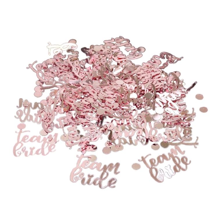Glittering Party Confetti For Wedding Reception PVC Team Bride Scatter Formal Event Reception Table Decoration Props