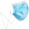 With Alligator Clips Mask Holder Metal Glasses Chain Necklace Strap Mask Lanyards Ear Saver Holder