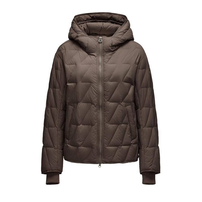 Tanboer Women's Lightweight Hooded Short Down Jacket 5330262Z