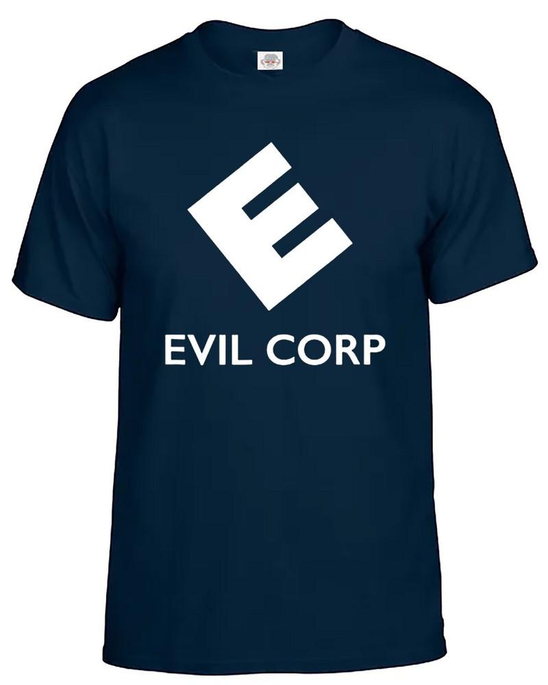 Evil corp tshirt mens mr robot logo funny novelty gift idea present tee top