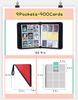 Card 9 Holds 900 File Pokemon Trading Card Collection File, Pockets, Cards, Case, Storage, TCG, Binder, Holder, (9 Pockets/900 Cards, Red)