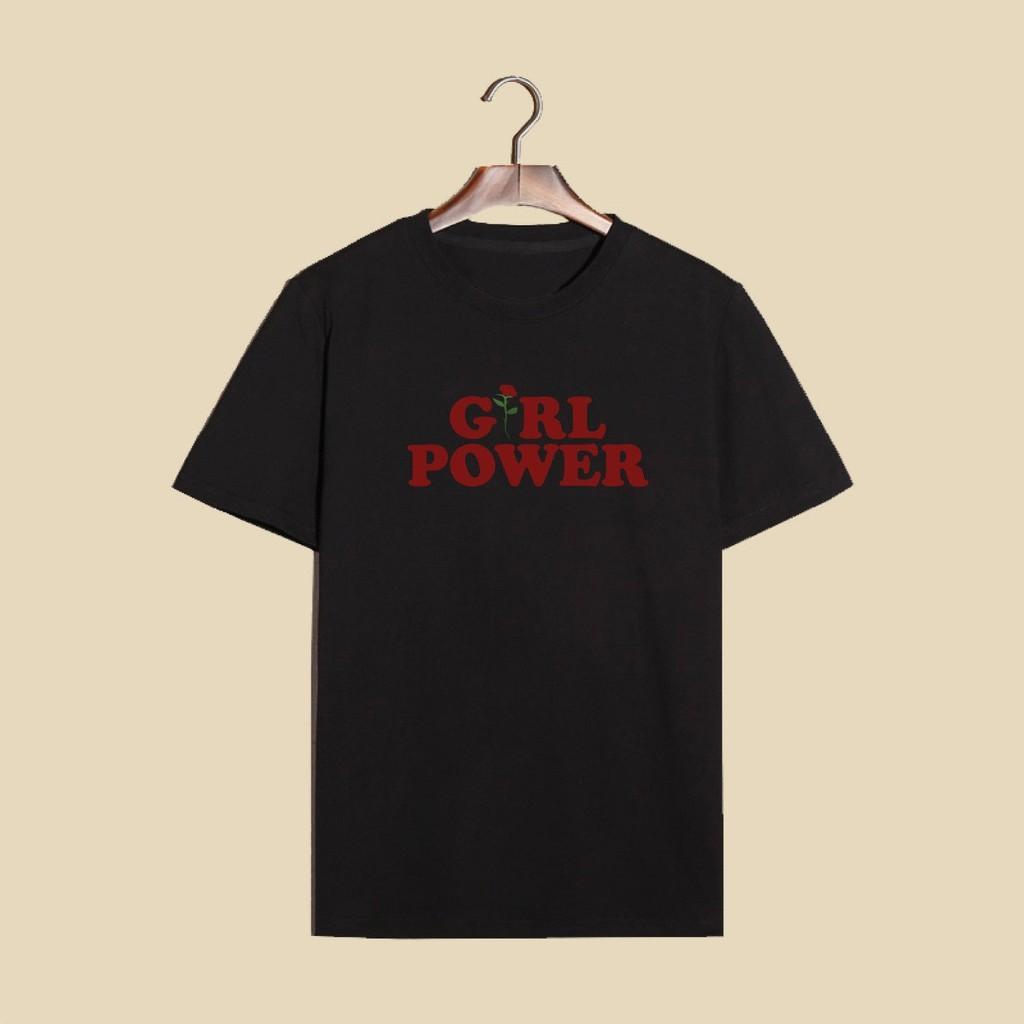 Premium Quality Casual T-shirt Featuring Girl Power Message For Confident Femmes