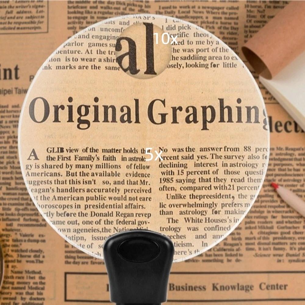 Durable Neck Magnifier Hands Free Reading Magnifier Large Page Magnifying Glass  Craft