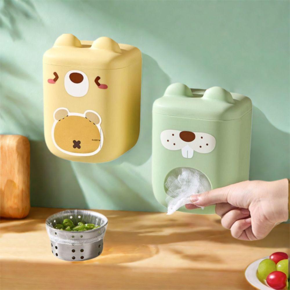 Cartoon Filter Storage Box Extractable Filter Organizer Rack  Bathroom Organizer