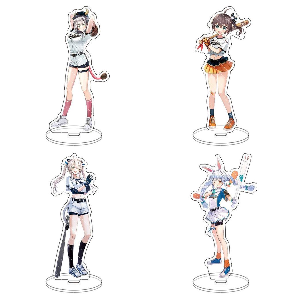 Exquisite Hololive Acrylic Stand Figure Featuring Aqua Akai Shirakami Pekora Natsuiro Inugami Sakura