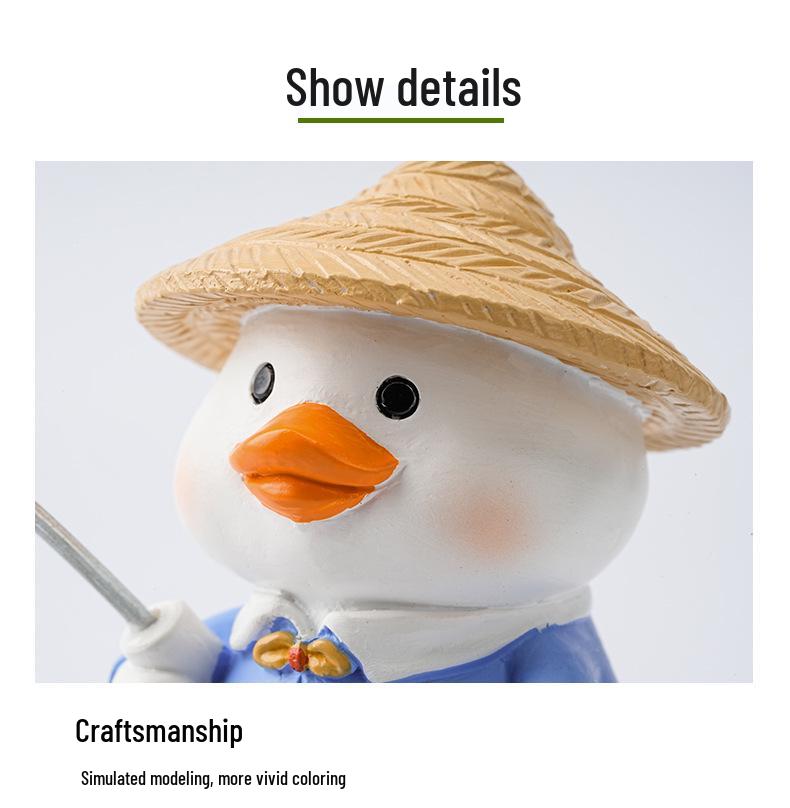 Creative Aquarium Landscape Ornaments: Cute Animals & Flowing Water Micro-Decor for Healing Fish Ponds
