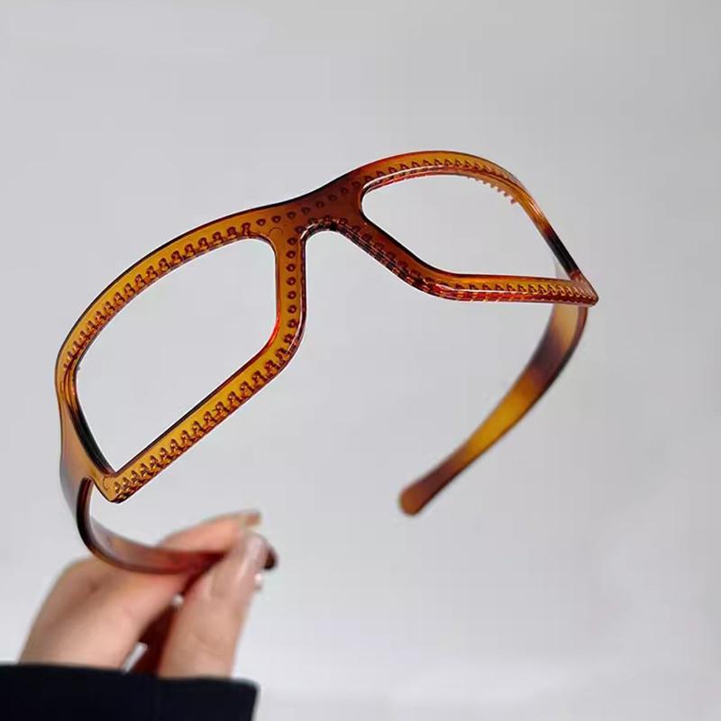 Personality Plastic Glasses Shape Headband Hairstyle Sunglasses Shape Hairband For Women Korean Style Simple Hair Hoop