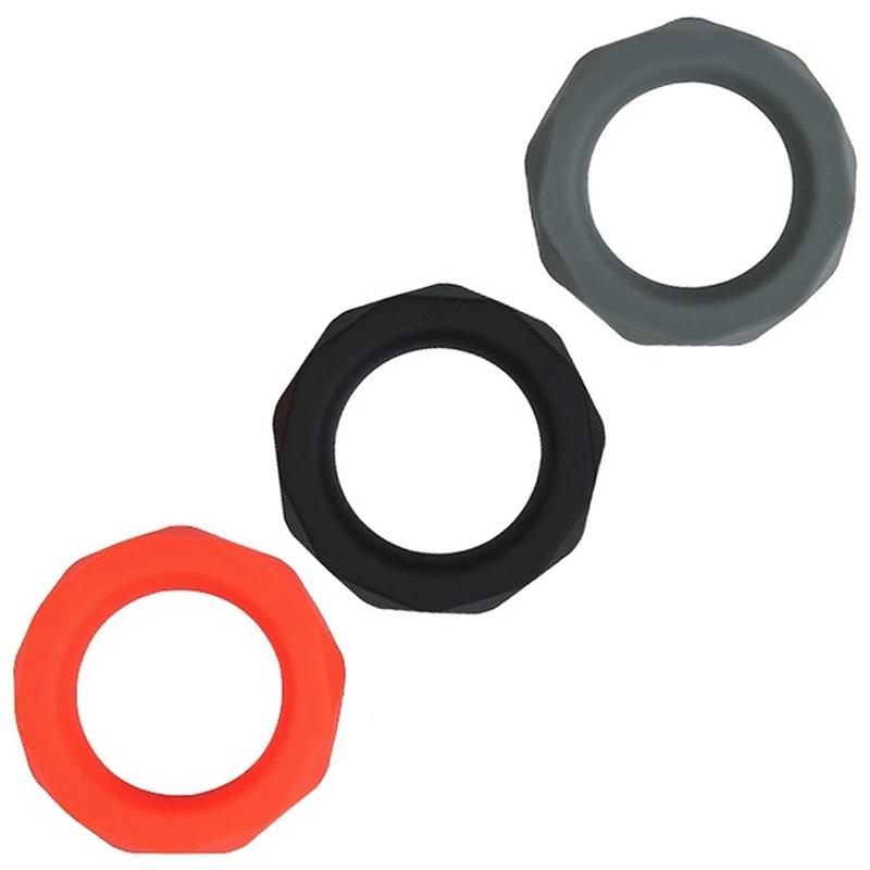 Silicone Male Penis Cock Ring Ball Stretcher Erection Penis Ball Ring Ejaculation Enlargement Delay Time Sex Toy Man
