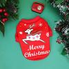 Pet Christmas Sweater Dogs Winter Hoodie Costume Small Medium Large Size Festive Reindeer Design