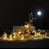 LED Wooden House Christmas String Lights