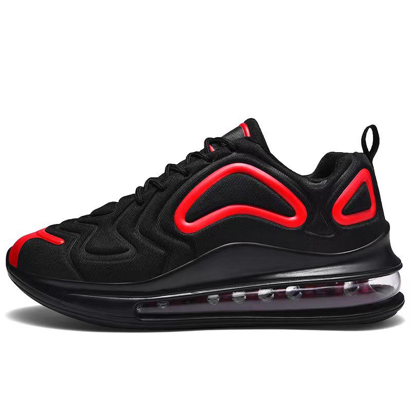 Men's Spring Air Cushion Running Shoes - Mesh Low-Top, Trendy Thick-Soled Casual Sports Sneakers