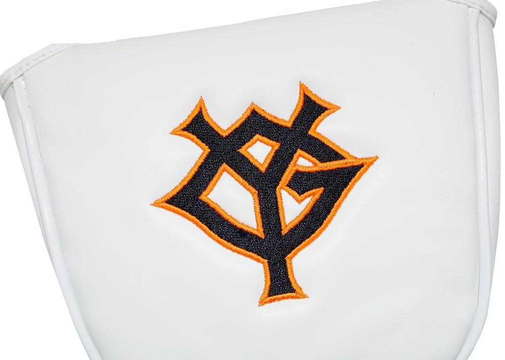LEZAX Yomiuri Giants Golf Putter Cover for Neo Mallet, White, YGPC-4860