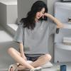 Qiansiniao Women's Waffle Cotton Loungewear Set