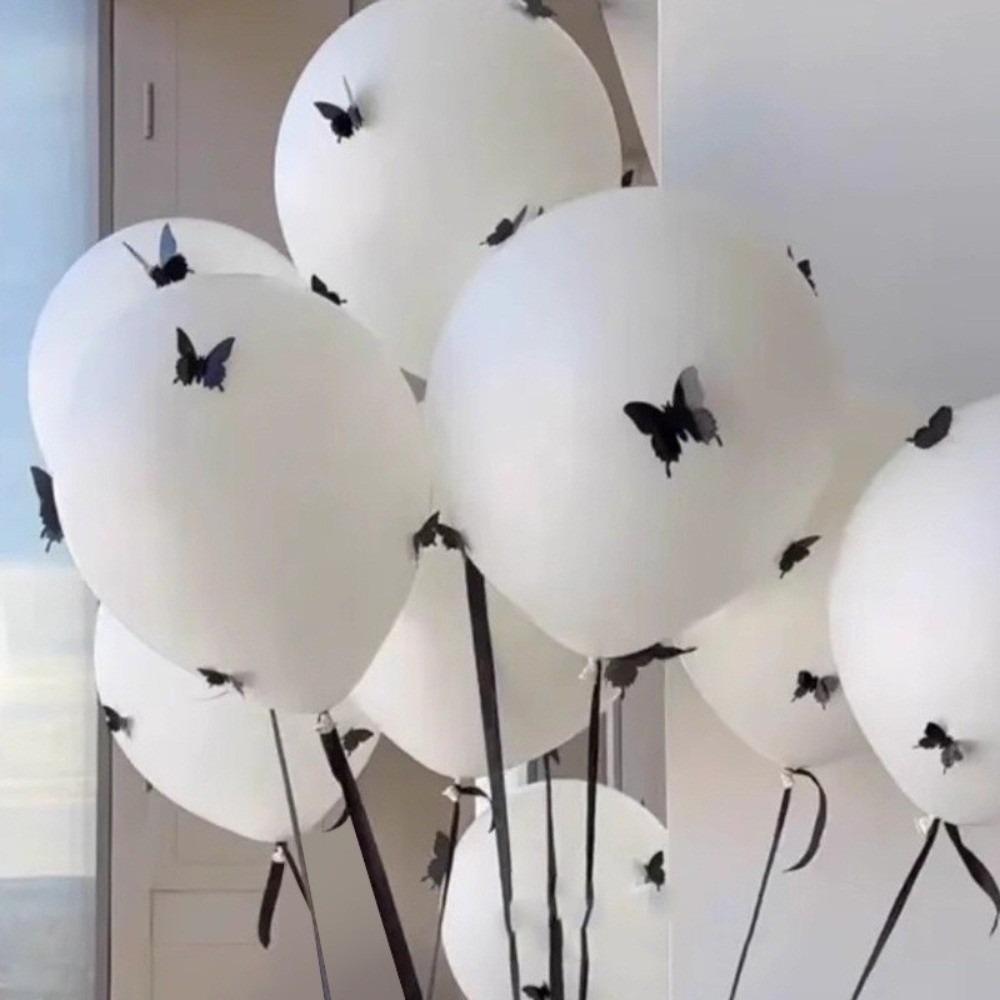 1pcs Thicken Butterfly Bobo Balloon 24inch Balloon Set Ins Ribbon Balloon Set